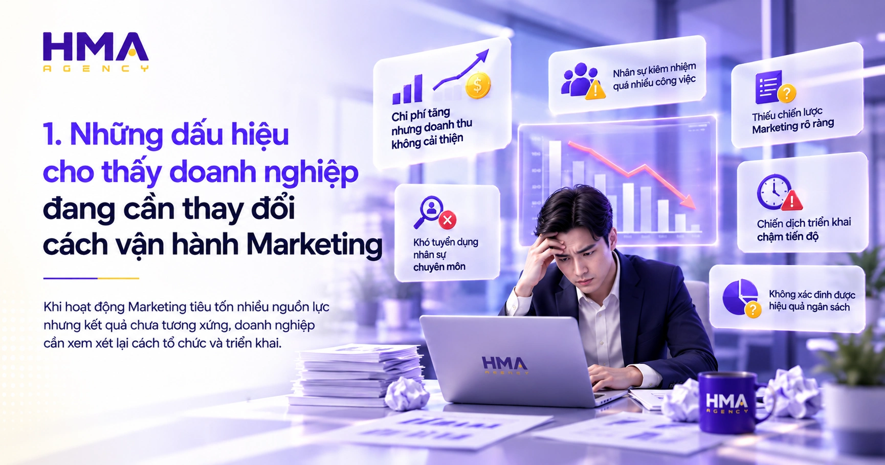 Những dấu hiệu cho thấy doanh nghiệp đang cần thay đổi cách vận hành Marketing