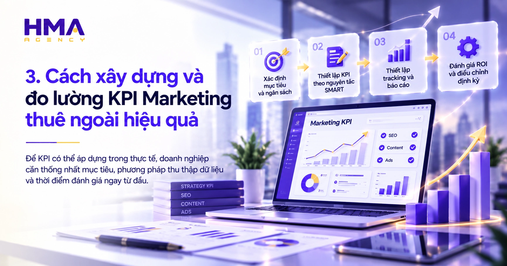 Cách xây dựng và đo lường KPI Marketing thuê ngoài hiệu quả