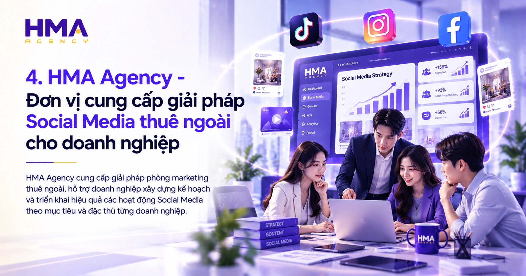 HMA Agency - Đơn vị cung cấp giải pháp Social Media thuê ngoài cho doanh nghiệp