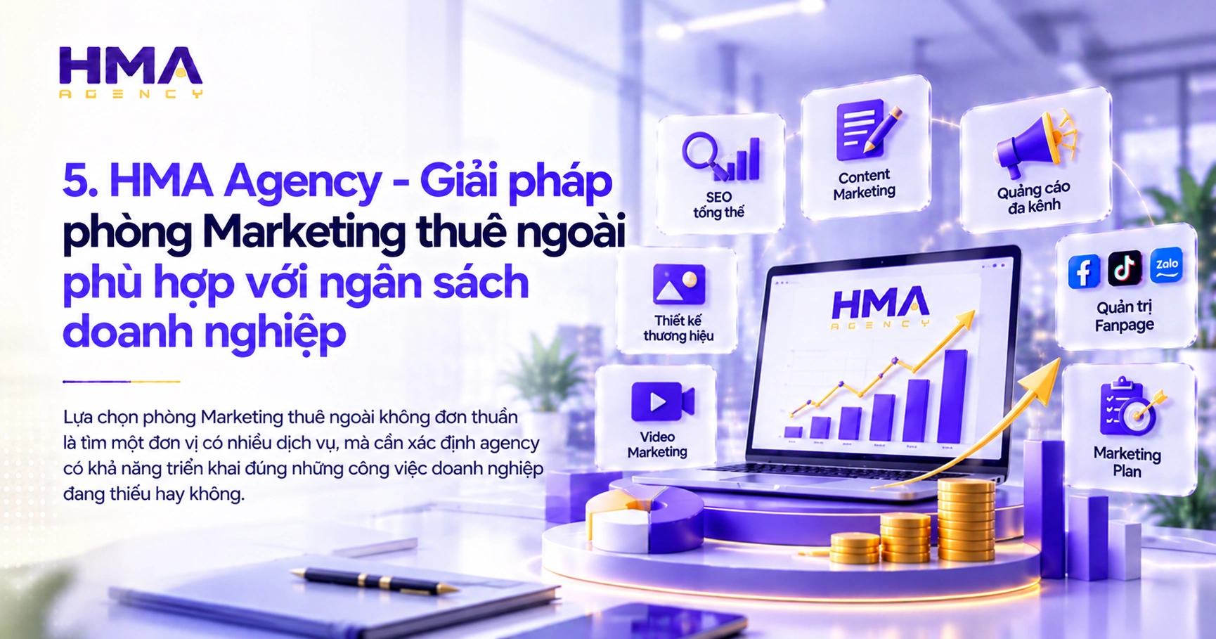 HMA Agency - Giải pháp phòng Marketing thuê ngoài phù hợp với ngân sách doanh nghiệp