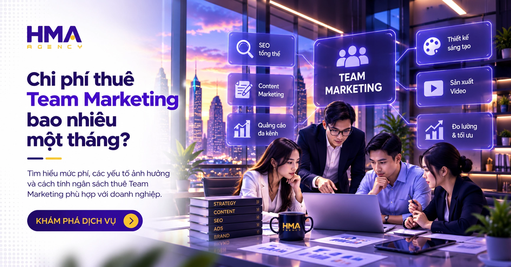 Chi phí thuê Team Marketing bao nhiêu một tháng dd