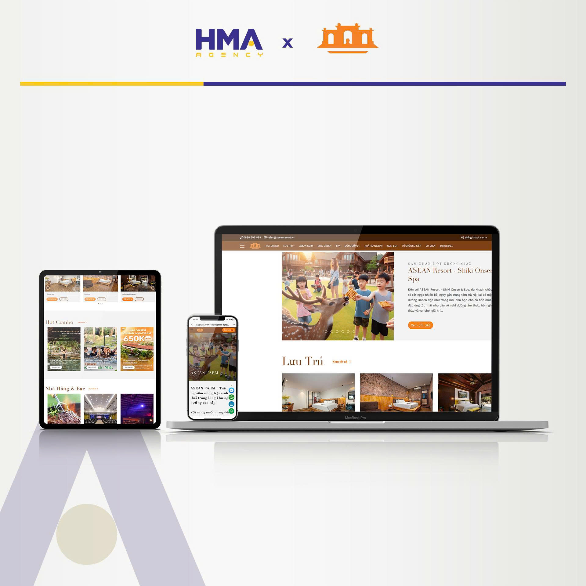 Dịch vụ Phòng Marketing thuê ngoài thành công cho dự án ASEAN RESORT - HMA AGENCY