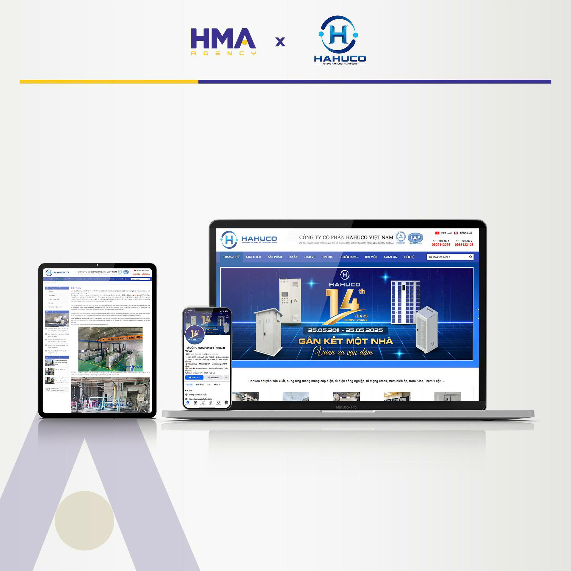 Dịch vụ Phòng Marketing thuê ngoài thành công cho dự án HAHUCO - HMA AGENCY