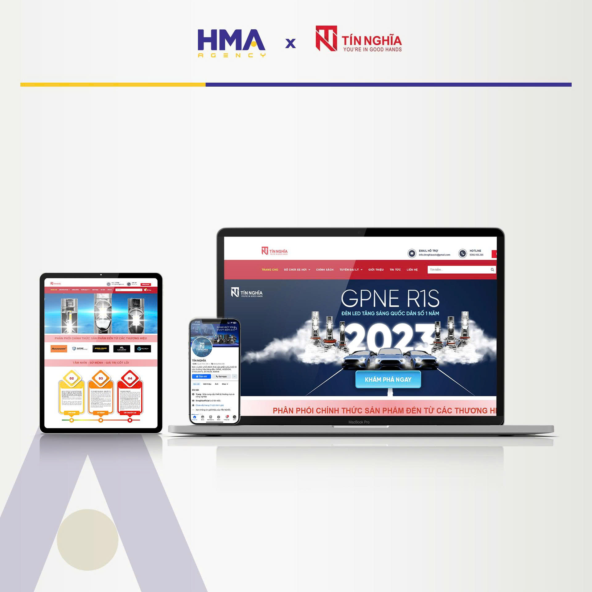 Dịch vụ Phòng Marketing thuê ngoài thành công cho dự án Tín Nghĩa - HMA AGENCY