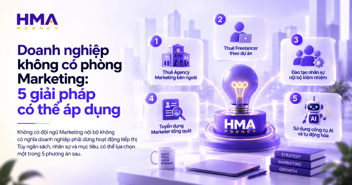 Doanh nghiệp không có phòng Marketing 5 giải pháp có thể áp dụng