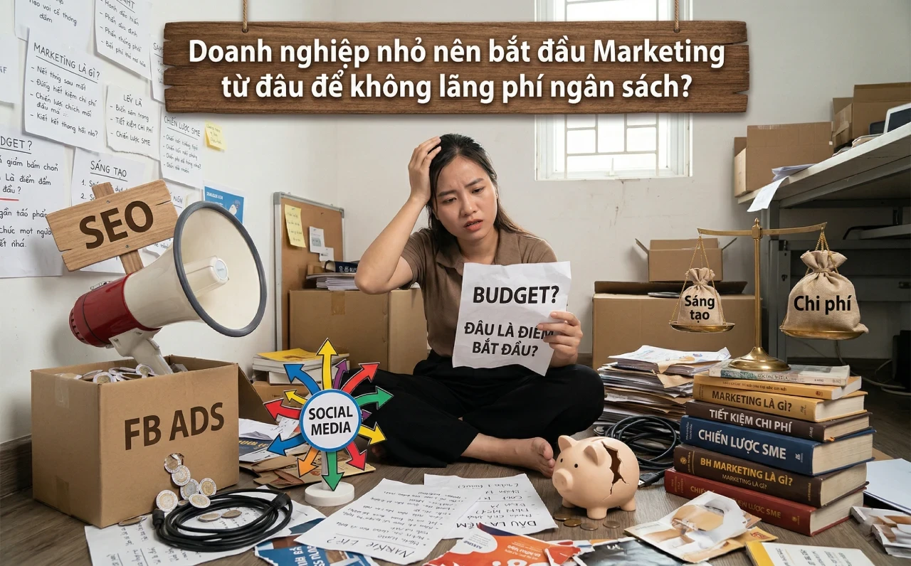 Doanh nghiệp nhỏ nên bắt đầu Marketing từ đâu để không lãng phí ngân sách?