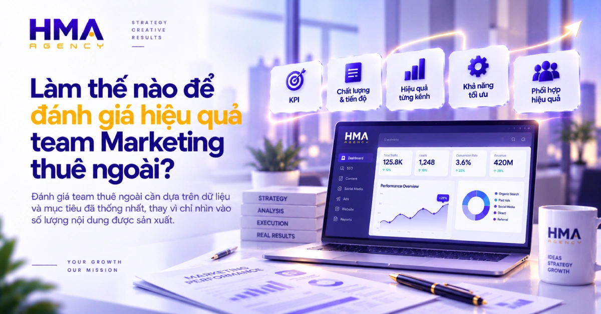 Làm thế nào để đánh giá hiệu quả team Marketing thuê ngoài