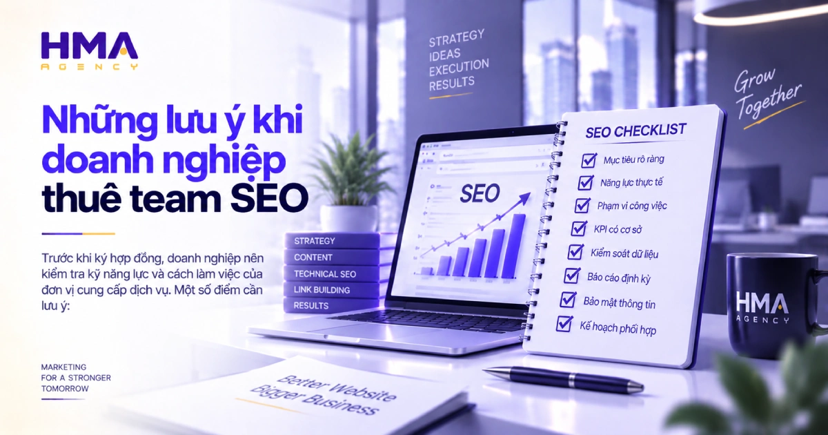 Những lưu ý khi doanh nghiệp thuê team SEO