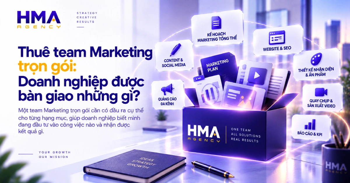 Thuê team Marketing trọn gói Doanh nghiệp được bàn giao những gì