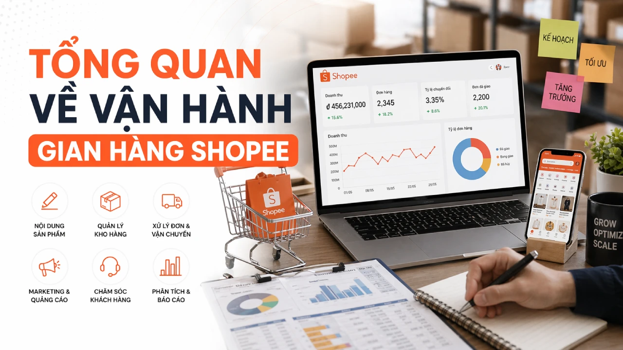 Tổng quan về vận hành gian hàng Shopee hiện nay