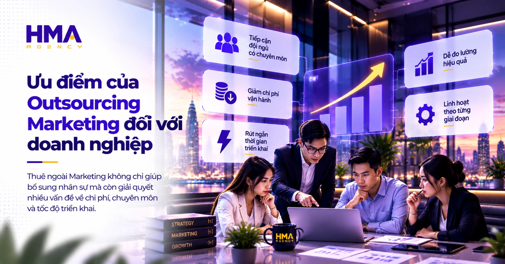Ưu điểm của Outsourcing Marketing đối với doanh nghiệp