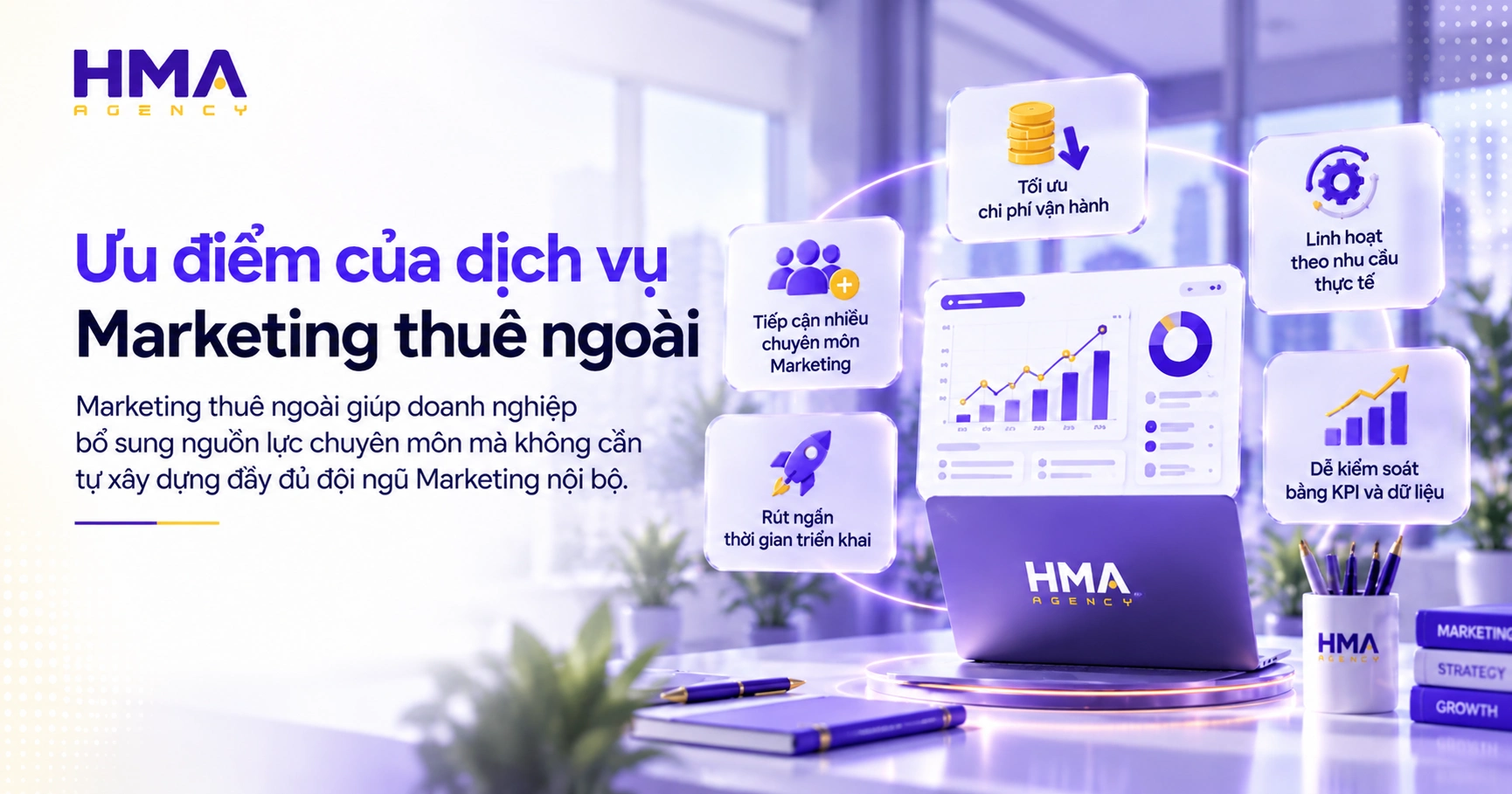 Ưu điểm của dịch vụ Marketing thuê ngoài