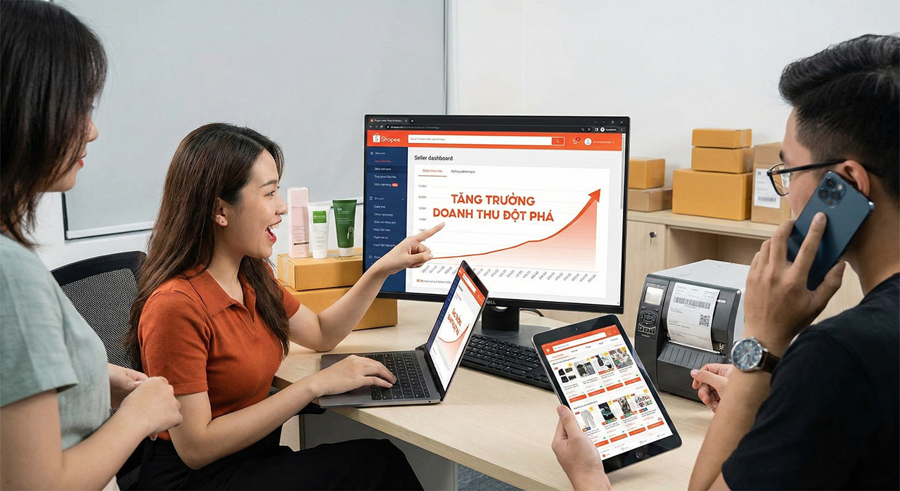 Quản lý bán hàng trên Shopee