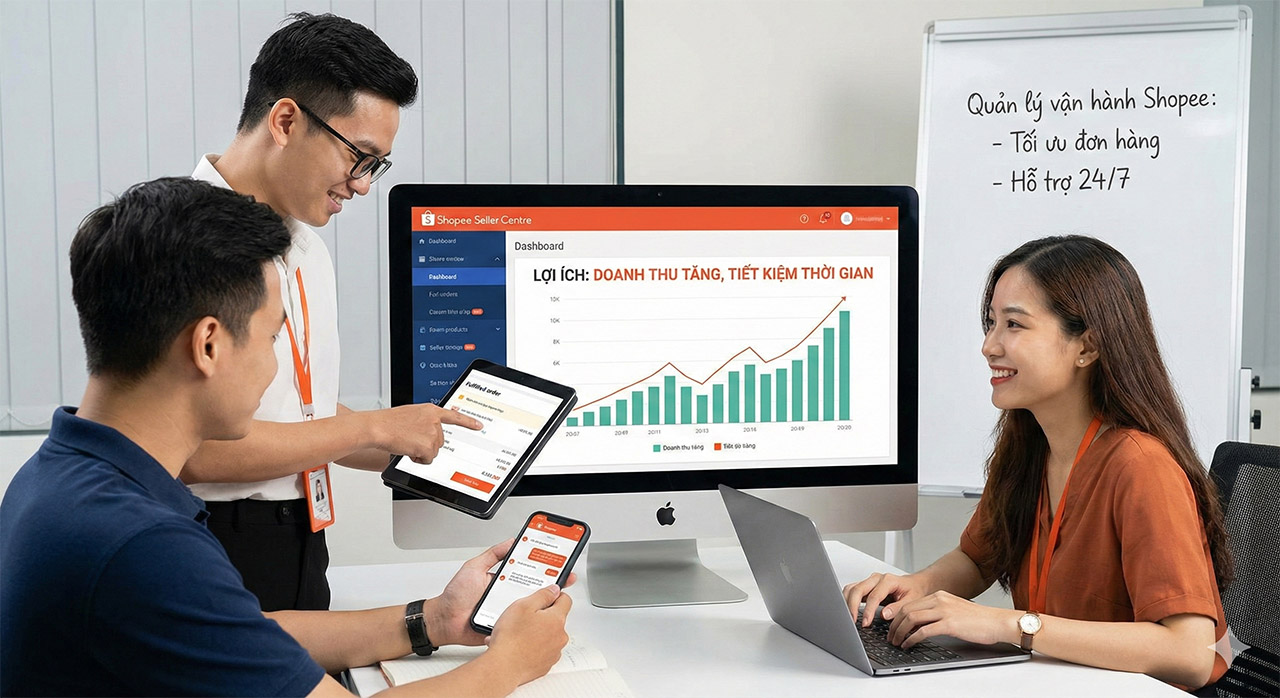 Quản lý bán hàng trên Shopee