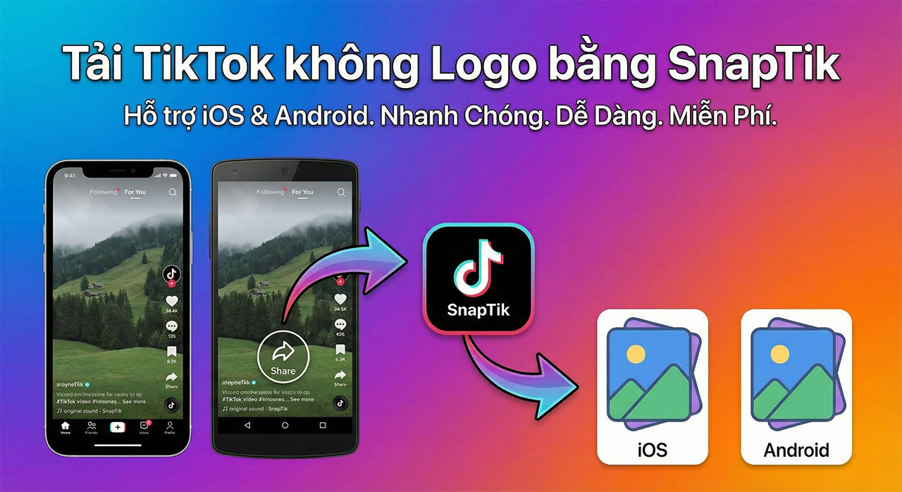 Tải video TikTok không logo