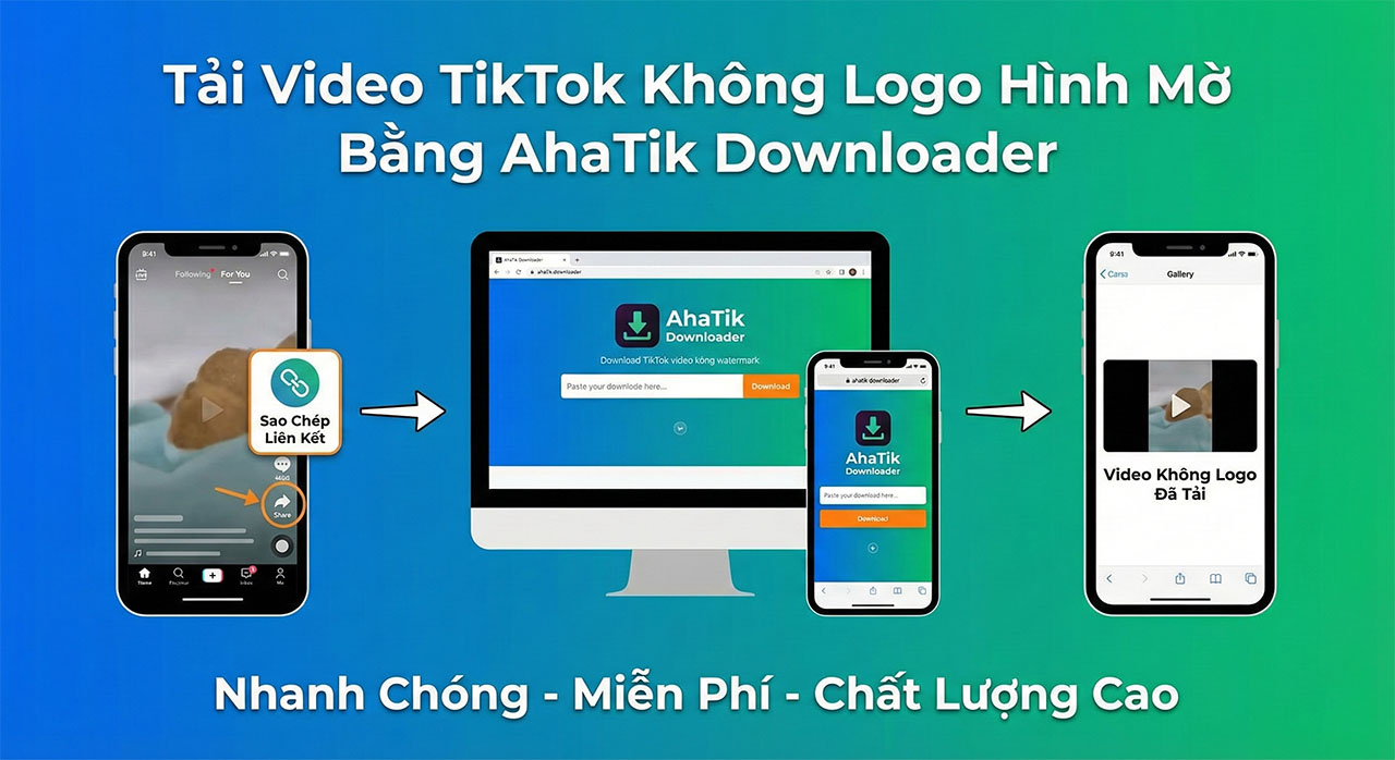 Tải video TikTok không logo