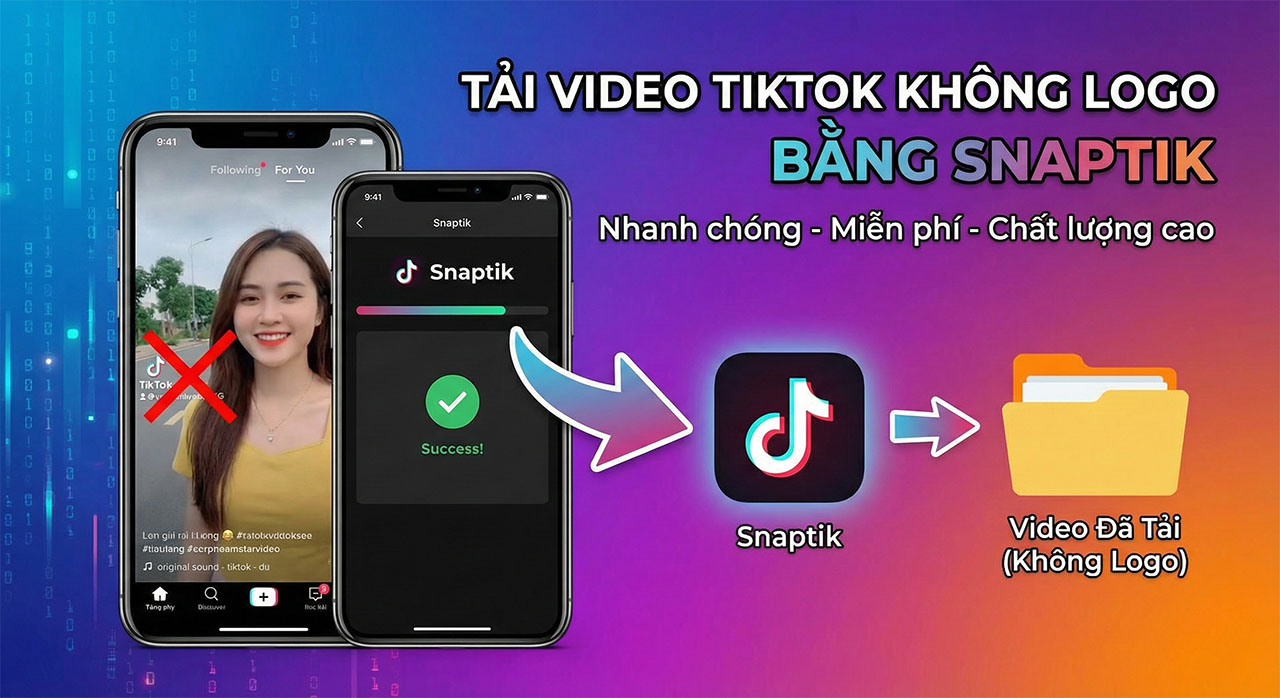 Tải video TikTok không logo