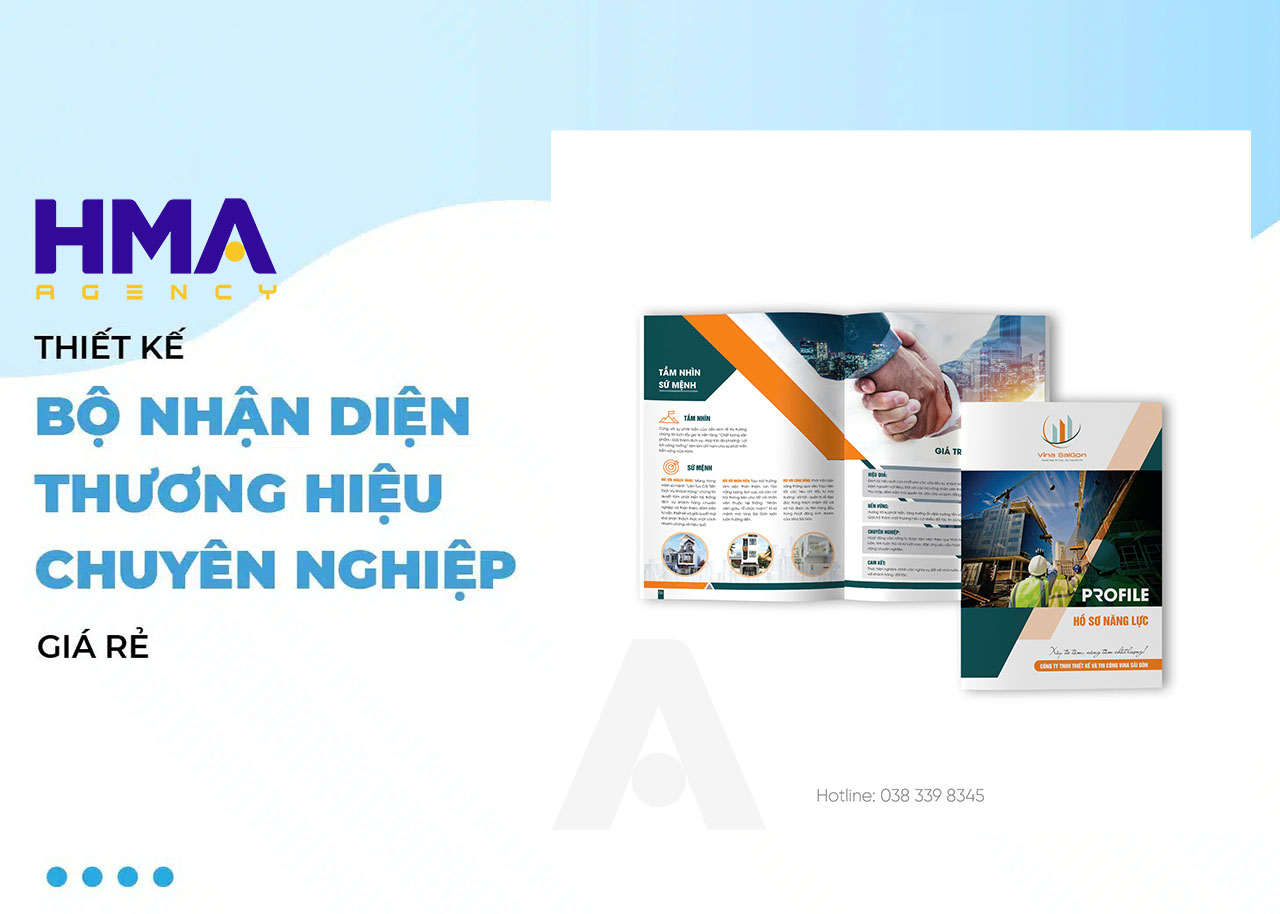 Thiết kế bộ nhận diện thương hiệu chuyên nghiệp giá rẻ đồng bộ