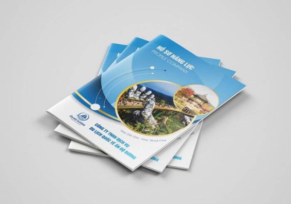 thiết kế hồ sơ năng lực công ty du lịch