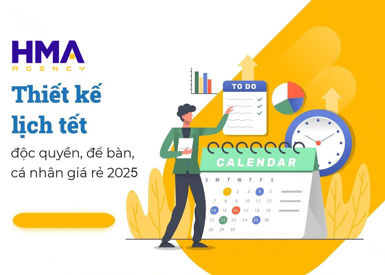 Thiết kế lịch tết, độc quyền, để bàn, cá nhân giá rẻ 2025