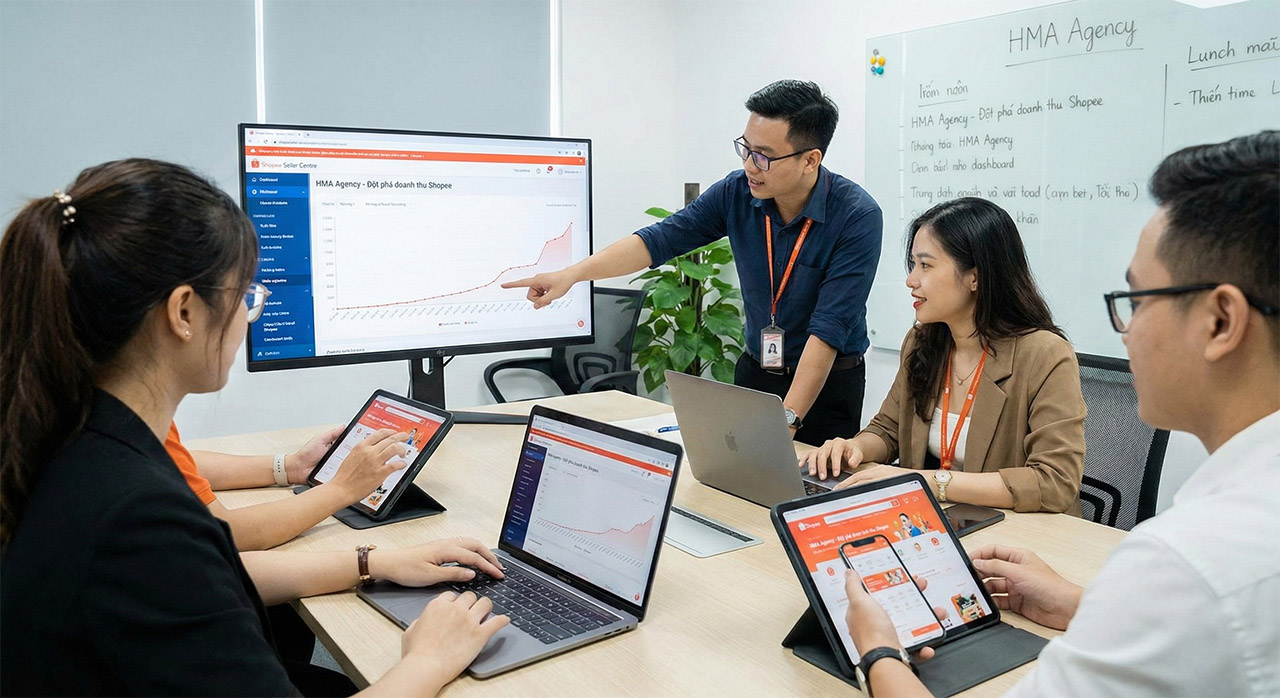 vận hành gian hàng Shopee